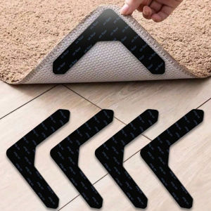 Carpet Non-slip Sticker Reusable Rug Grippers Anti Skid Corners Pads Non Slip Tape Mat Carpet Grip Stopper Sticker Tape