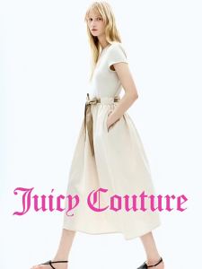 Juicy Couture | Rib Knit Paneling Short Sleeve Dress
