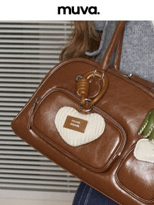 Handmade Heart-shaped Bag Charm Lovely Decorative