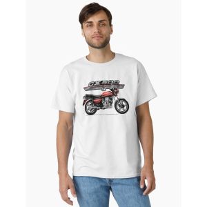 Honda | Honda Mens and Womens T-shirt Summer Cotton Tee Honda CX500 High-end Short-sleeved Spring Autumn Motorcycle Cycling Top