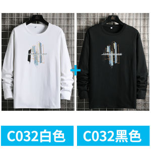 Mens Long Sleeve T-Shirt Thin Hoodie Pure Cotton Inner Wear Shirt Autumn Season Casual Style Standard Fit Printed Tees