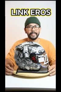 ชุดหมวกกันน็อค EROS หมวกกันน็อค เปิดหน้า รองรับบลูทูธ 3 ขนาด M L XL ของ TMBIKESHOP