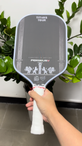 TITANS TOUR PERSEUS V Pickleball Paddle USAPA & UPA Approved 16mm Carbon Fiber Honeycomb Core Lightweight Professional