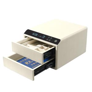 Jewelry Storage Box with Fingerprint Unlocking Small Home Use