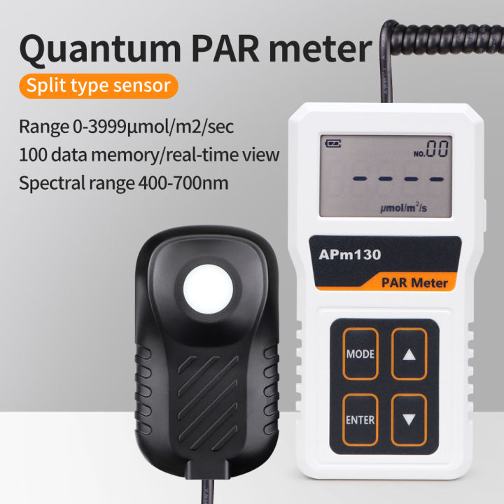 thumbnail image 2 of Quantum PAR Meter PPFD Sensor – Photosynthetically Active Radiation Tester – PAR-355 2 of 6