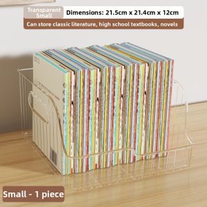 SIVASS | Clear Acrylic Desk Bookstand Bookend