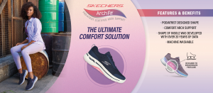 Skechers Men Sport Arch Fit 2.0 Farum Casual Shoes - 232704-BLK Kasut Sneaker Lelaki SALE