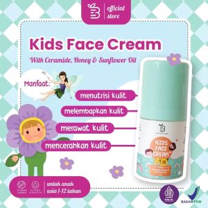 Beserum Face Cream Kids for All skin - Krim pelembab perawatan kulit bercak putih di wajah anak bayi alami BPOM
