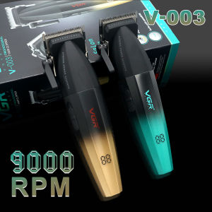 VGR | Professional Hair Clipper VGR V-003 9000 RPM Ceramic Blade Full Metal Wireless Electric USB Interface Mens Barber Machine
