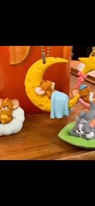 Ornamen Boneka Kucing & Tikus Action Figure Hiasan Mobil Unik Untuk Dekorasi Interior Mobil Anda Dalam Gaya Yang Menggemaskan