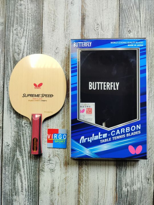 Butterfly Supreme Speed ALC Carbon kayu bat bet pingpong tenis