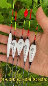 Bán Nóng [ Vận chuyển từ Trung Quốc ]2025 Phao câu cá đuôi ngắn mới phao nước nông phao cá chép phao nhỏ phao ngắn phao da nước phao lỗ cỏ   Phao câu