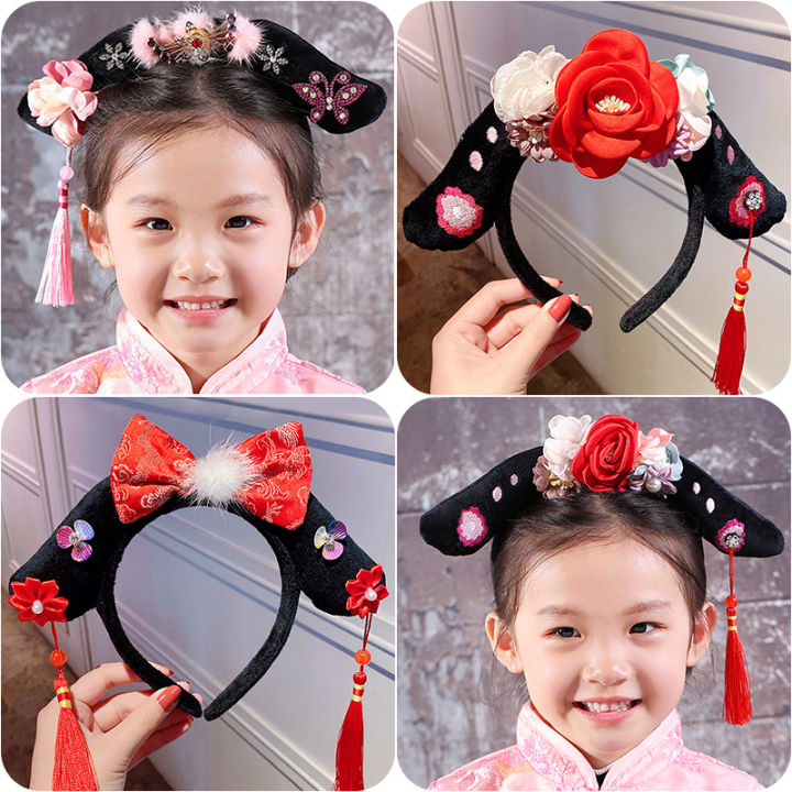 New Year Hair Accessories Children s Palace Style Headband Girl s