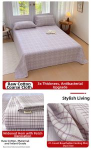 KAMONI | Soft and Cool Summer Bed Sheet Single