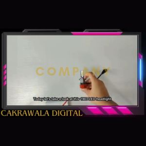 PROMO Lampu Depan Mobil Super Terang LED Car Headlight ZES 12000 Lumens 55W H4 2 PCS - K5