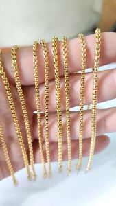 Lắc tay mắt xích vuông titan không đen gỉ không gây dị ứng nam nữ và bé đều dùng được hjhjshoptrangsuc