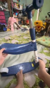 3 IN 1 Childrens Scooter Foldable and Adjustable Flashing Balance with Seat Skuter Kanak-Kanak Tricycle儿童滑板车三合一