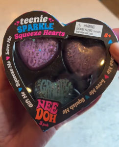 Needoh Mini Valentine Squishy Toys Slow Rising Soft Dough Fidget Toys Stress Anxiety Relief Squeeze Toys For Students Gifts