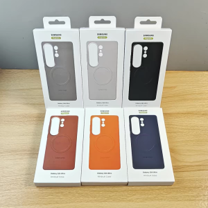 Samsung | Original Leather For Magsafe Shockproof Case Samsung S26 Ultra S26Plus S26+ S 26 Slim Camera Protector Wireless Charging Cover