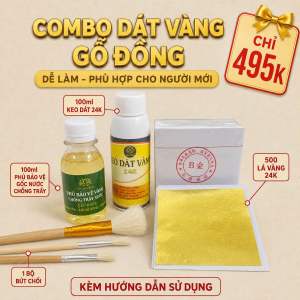 COMBO DÁT VÀNG GỖ ĐỒNG CƠ BẢN DỄ LÀM | Xịn
