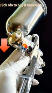 F75 400ML Pneumatic Air spray paint gun Airbrush Sprayer Painting Airbrush gun For Cars/furniture