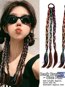 WAMEN | Colorful Dirty Braids Sweet Cool Hairstyle Accessory