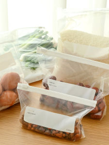 -Keeping Food Storage Bags Sealed Self-Sealing Plastic Sealing Bags for Refrigerator Home Use Dividing Packaging Bags
