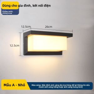 JUYU | Đèn Tường Ngoài Trời Không Dây Chống Nước Có Cảm Biến Chuyển Động Sử Dụng Năng Lượng Mặt Trời