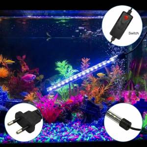Loveland Pet đèn LED Bể Cá Với Chuyển Đổi thiết bị đặt trong bể thủy sinh Nhà Máy Ánh Sáng đèn lắp bể cá 18-58Cm 3 Hai Lớp Kín IP68 Không Thấm Nước đèn lắp bể cá điện áp thấp Tiết Kiệm Năng Lượng