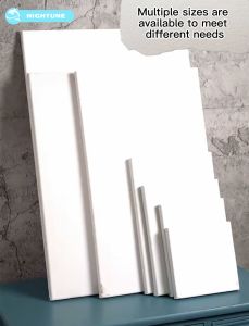 HIGHTUNE Canvas Board Painting Plain with Wooden Frame for Oil and Acrylic Painting Canva Board for School Supplies