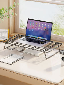 Iron Art Notebook Stand Heat Dissipation Base Home Desktop Heightening Platform Display Riser Office Desk BBQ Support Bracket