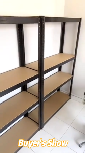 【SG Stock】IRO Height Adjustable Metal Rack Home kitchen Stainless Steel Warehouse Rack Shelf Multi-layer Easy To Install 置物架 Easy Assembly  Nordic style ins style