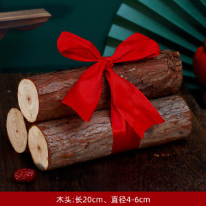 Housewarming Decoration New House Decoration Wood Auspicious in Entering Residence Firewood Decoration New House Moving Ceremony Supplies