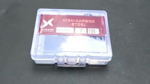 EELHOE | 1 Hộp Lưỡi Câu Nước Ngọt Lỗ Mạnh Cá Chép Thép Carbon Cao Cấp Vòng Tròn Thép Gai Móc Câu Cá Chất Lượng Cao