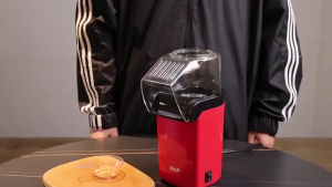 Wissen 1200W Portable Popcorn Maker - Household Electric Corn Popper for Movie Nights & Parties