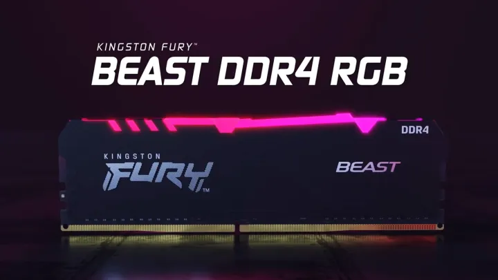 Kingston FURY Beast DDR4 RGB Desktop Gaming Memory RAM - 3200MHz/3600Mhz