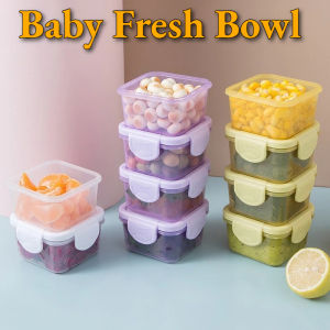 60ML Baby Fresh Bowls Set Food Storage Mini Storage Box Baby Supplement Seasoning Sauce Storage Box