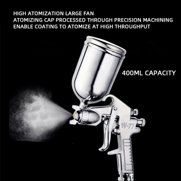 W77 1PC Paint Spray Gun for Potting High Atomization Furniture