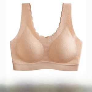 Natural Latex Sports Bra Wireless Thin Cup Vest Style Underwear for Women Summer Breathable Comfortable Full Coverage Bandeau