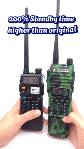 Baofeng UV82Plus 5W Walkie Talkies Set of 2 Dual Band Two Way Radio Type-C Charging Extend Battery 10KM Long Range Base Two Way Radio