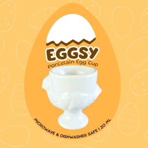EGGSY Egg Cup | Porcelain Egg Holder | Tempat Telur Keramik