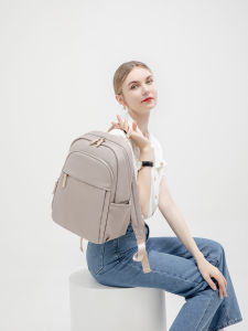 ผู้หญิงกระเป๋าเป้สะพายหลังเดินทางกลางแจ้งธุรกิจกระเป๋าเป้สะพายหลัง 14 นิ้วแล็ปท็อปกระเป๋าเป้สะพายหลังคอมพิวเตอร์กันน้ำเดินทางกระเป๋าเป้สะพายหลังผู้หญิง