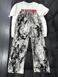 Quần Ống Đứng Bằng Lụa Băng Phong Cách Trung Hoa Mới Cho Nam Mùa Hè Mỏng Quần Ống Rộng Thoải Mái Quần Đi Bộ