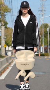 LP40pro หูฟังไร้สาย Lenovo Thinkplus TWS ดั้งเดิมพร้อม Bluetooth 5.3 หูฟังสเตอริโอ 9D หูฟังสำหรับเล่นกีฬา กันน้ำ สแตนด์บายนาน หูฟังฟังเพลง HD พร้อมไมโครโฟน