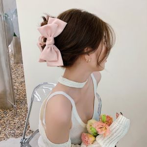 Elegant Fashion Bow Hairpin Korean Simple Hair Clip Hair Accessories for Sweet Girls