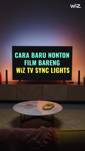 WiZ TV Sync Lights 75”- 85” with HDMI Box - Lampu Hias TV