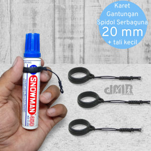 Karet Rubber O Ring Lanyard 20 mm Plus Tali Kecil Gantungan Spidol Serbaguna Untuk Tali Kalung Lanyard Karet Silicon 13 20 40 mm Band Murah Tebal Grosir RV Dmr Kreatif