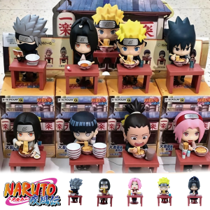 Bandai | Hot In Stock Naruto Shippuden Ramen Theme Blind Box Action Figures Collectible Model Decor Custom Color Gift Collectors Item
