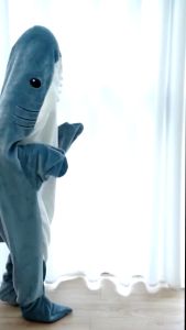 Shark Blanket Wearable Blanket Hooded Super Soft Cozy Flannel Throw Blanket Animal Onesie Shark Sleeping Bag Shark Gifts