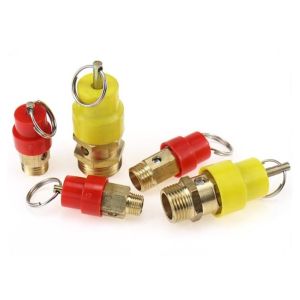 1/8" 1/4 3/8" 1/2" BSP 8kg 120Psi Air Compressor Safety Relief Valve Pressure Release Regulator For Pressure Piping/Vessels